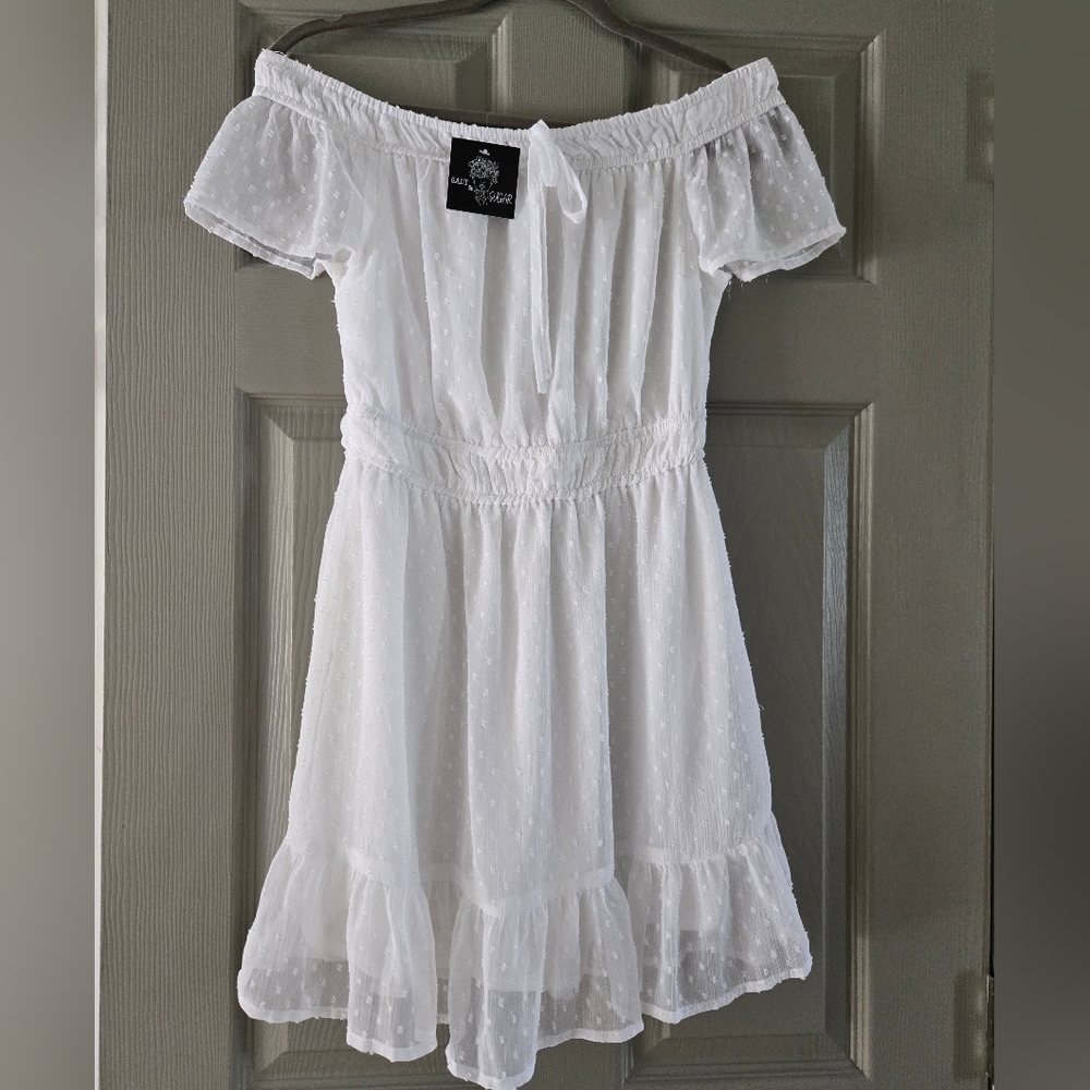 White Off-Shoulder Dress